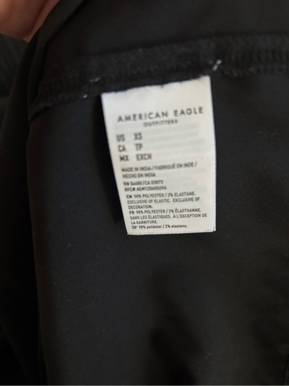 American Eagle Outfitters Black Ruffled Strap Midi Dress - Picture 3 of 3